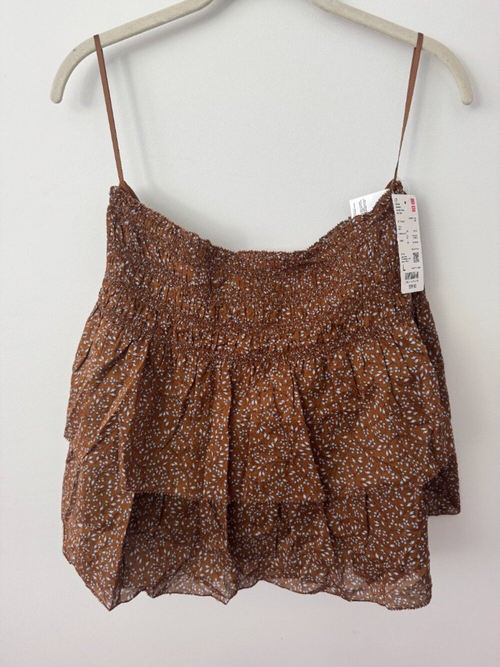 Uniqlo Shirring Volume Mini Skirt